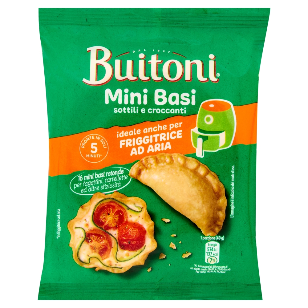 BUITONI Mini Basi Dischi Pasta Sfoglia Rotondi 160g